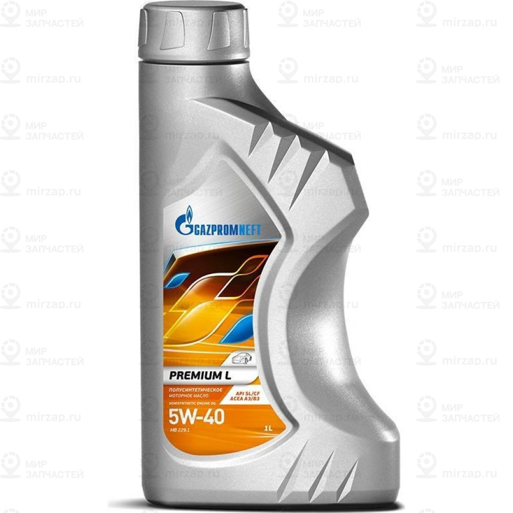 Масло Моторное Gazpromneft Premium L 5W-40 Полусинтетическое 1 Л 2389900119 GAZPROMNEFT 2389900119