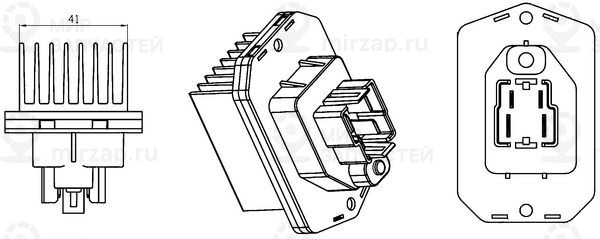 Запчасть MAHLE ABR76000S
