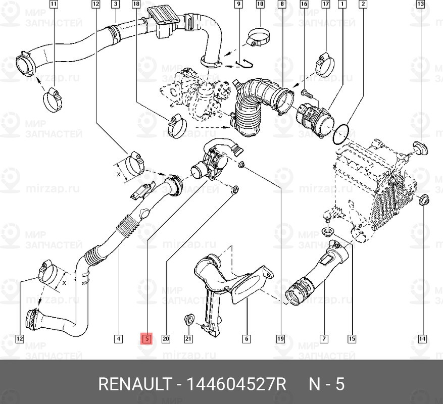 Запчасть NISSAN 144604527R