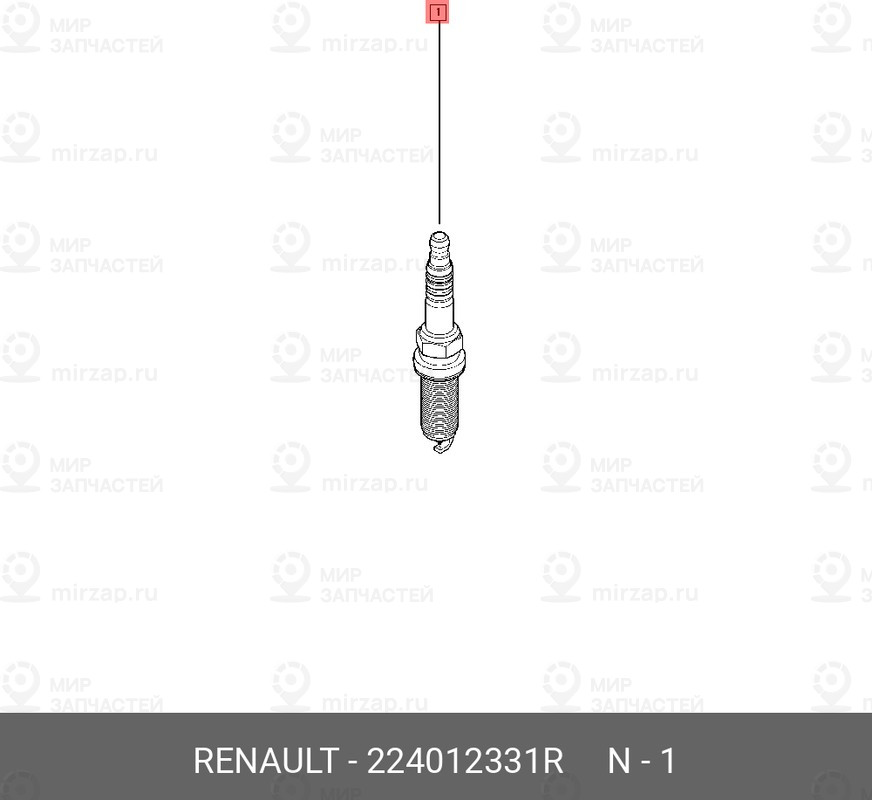 Запчасть NISSAN 224012331R