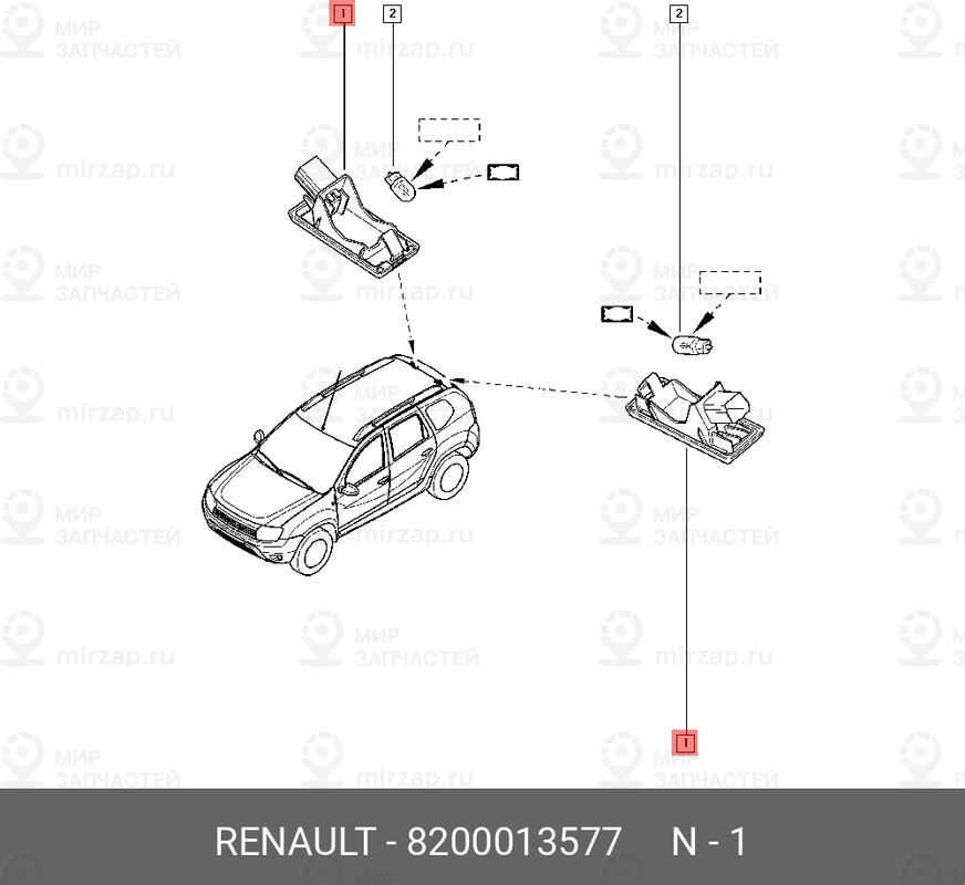 Запчасть NISSAN 8200013577
