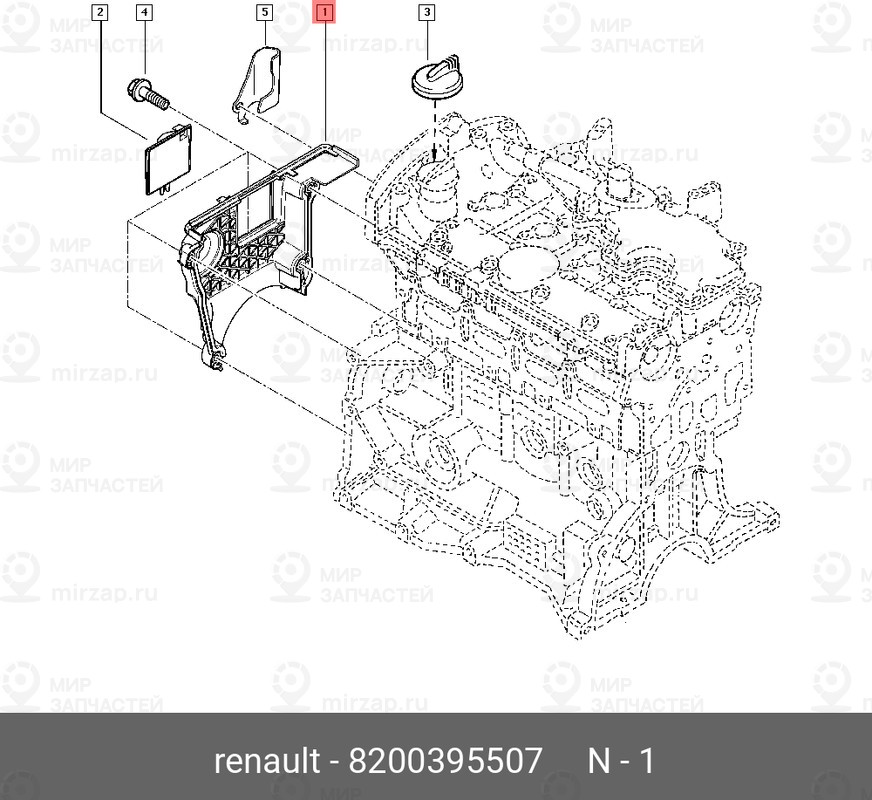 Запчасть NISSAN 8200395507