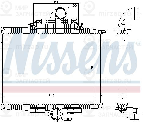Интеркулер NISSENS 97024
