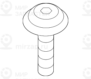 винт K60X22
 BMW 11617533331