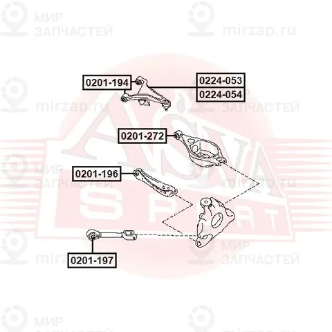 Запчасть ASVA 0224053