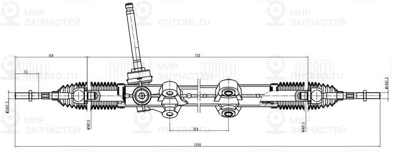 Рулевой механизм TRIALLI CR0801