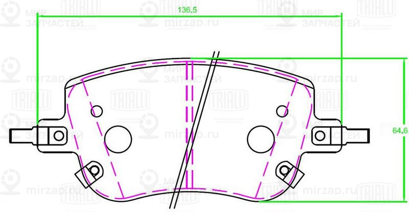 Запчасть TRIALLI PF2206CR