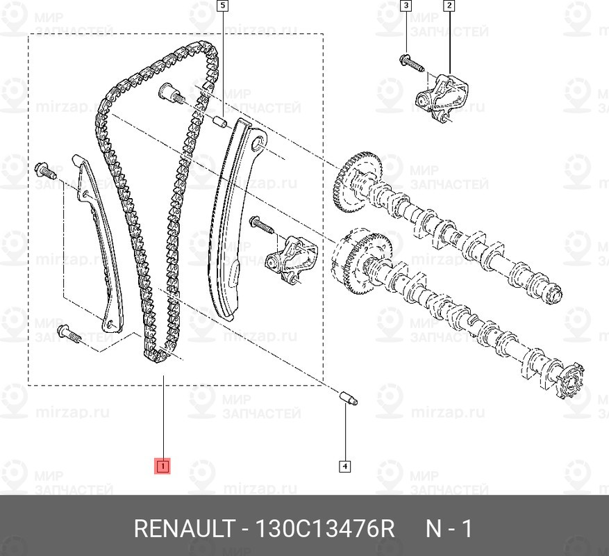 Запчасть NISSAN 130C13476R