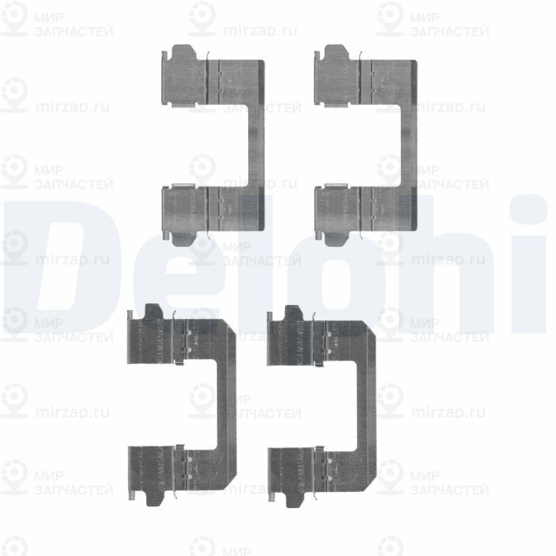Комплектующие, колодки дискового тормоза DELPHI LX0530