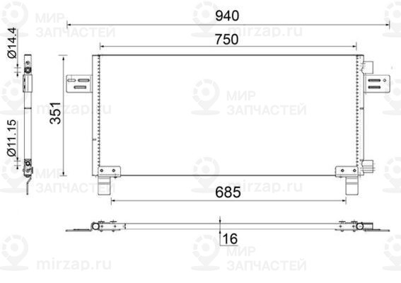 Запчасть MAHLE AC282000S