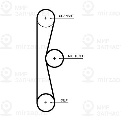 Запчасть GATES T375HOB