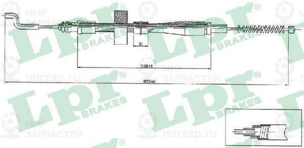 Запчасть LPR C0971B