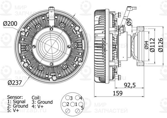 Запчасть MAHLE CFC100000S