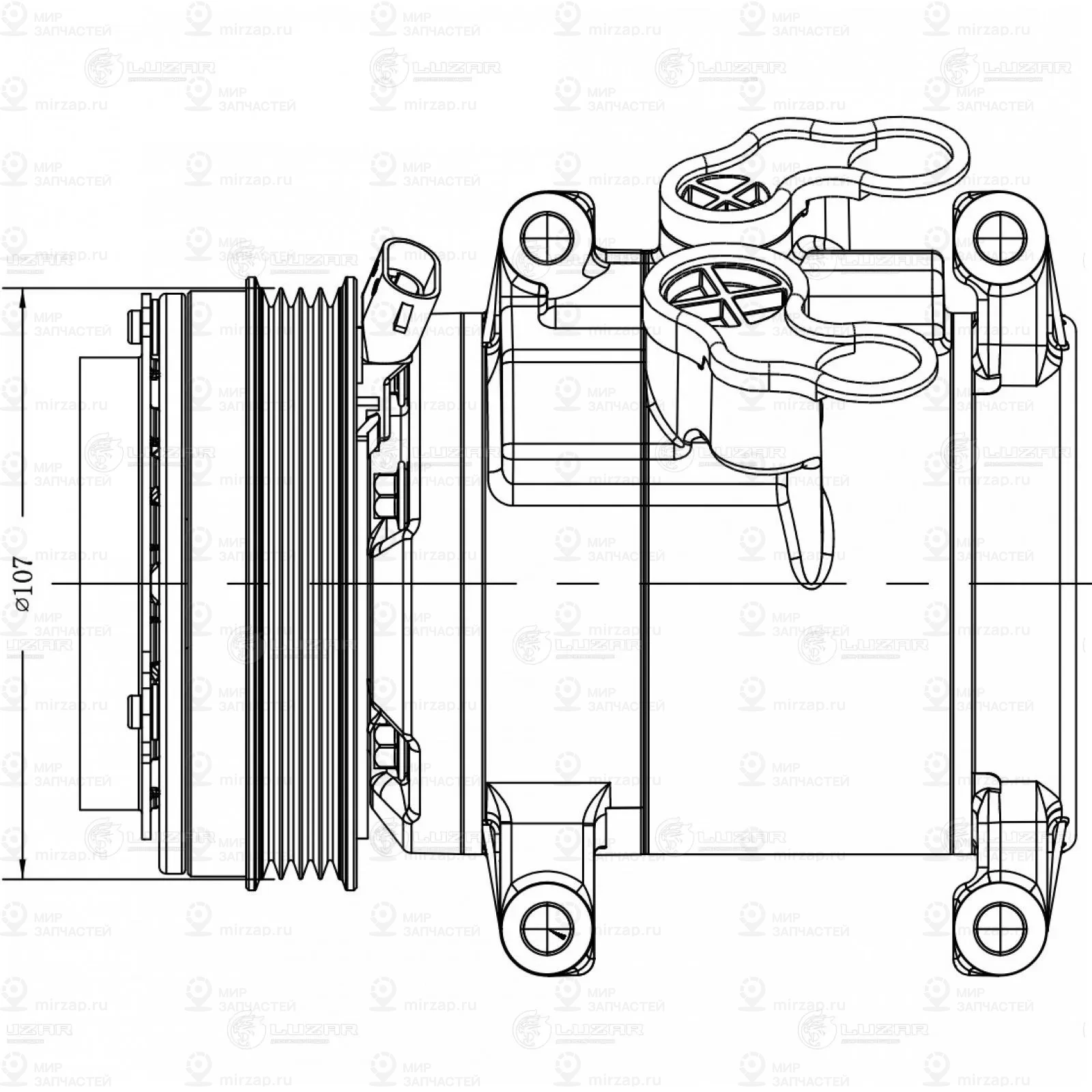 Запчасть LUZAR LCAC0520