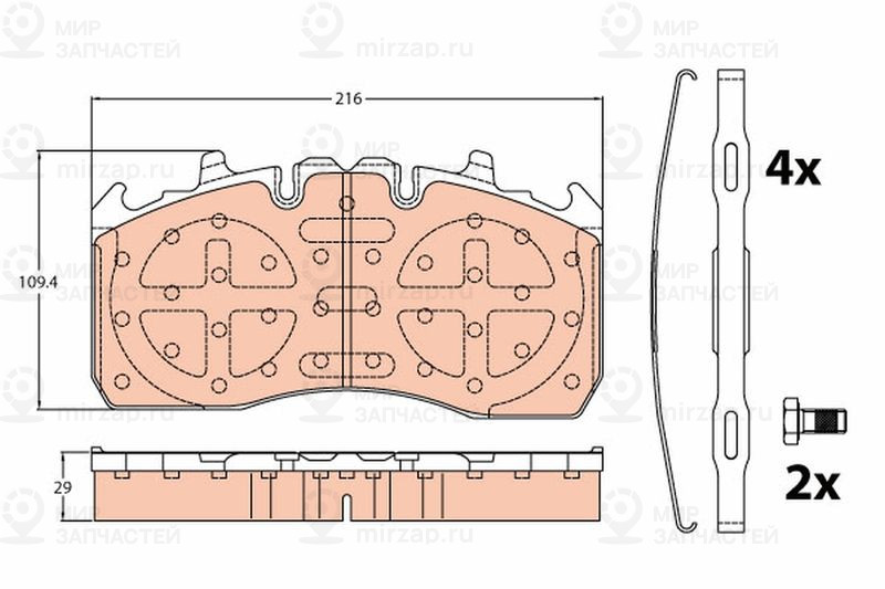 Запчасть TRW GDB5112