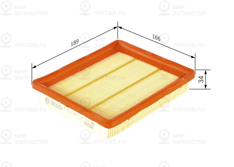 Воздушный фильтр BOSCH F026400325