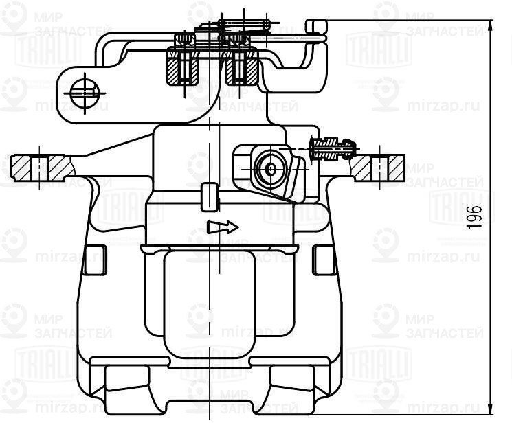 Тормозной суппорт TRIALLI CF202001