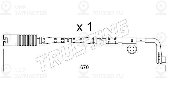 Запчасть TRUSTING SU150