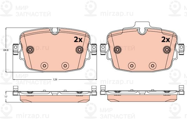 Запчасть TRW GDB2215