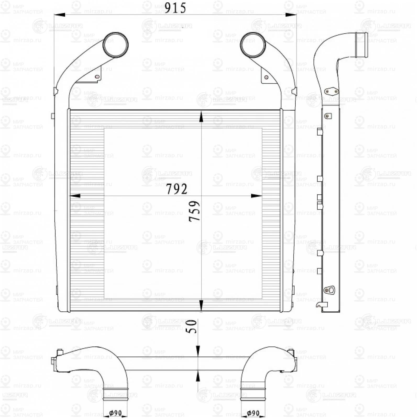 Запчасть LUZAR LRIC3068