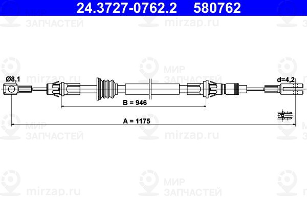 Запчасть ATE 24372707622