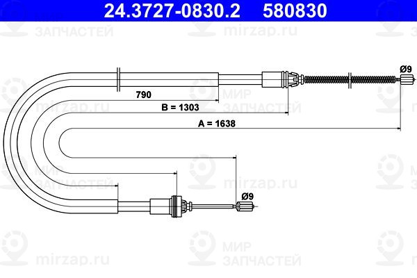 Запчасть ATE 24372708302