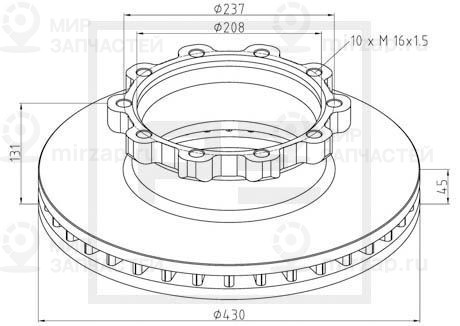 Запчасть PETERS ENNEPETAL 12610000A