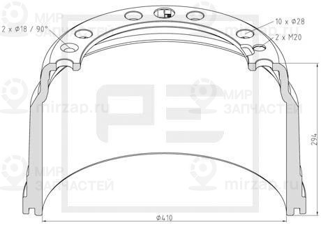 Запчасть PETERS ENNEPETAL 14613400A