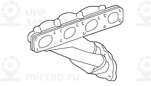 Выпускной коллектор
 BMW 11621432343