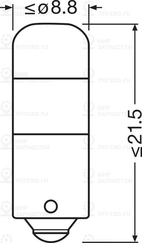 Запчасть OSRAM 3893DWP2BL
