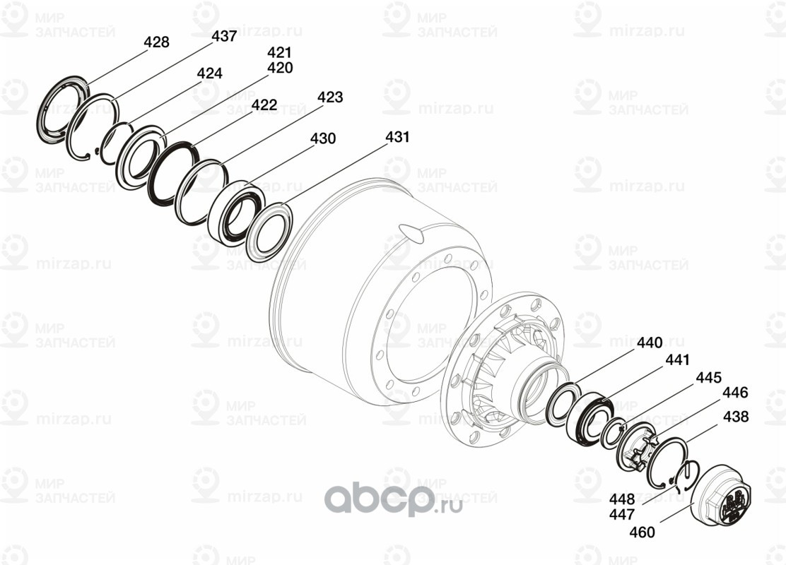 Запчасть BPW 0980102330