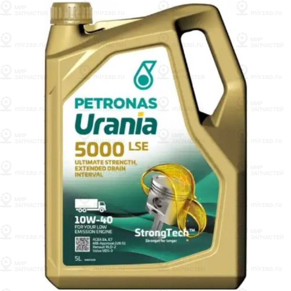 Масло Моторное Petronas Urania 5000 Lse 10W-40 5L PETRONAS 71711MK2EU