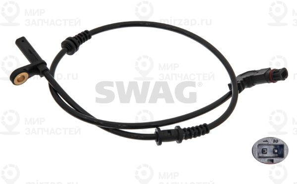 Датчик, частота вращения колеса SWAG 10938373