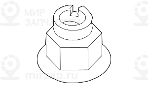 Гайка шестигранная с фланцем
 BMW 11627576992