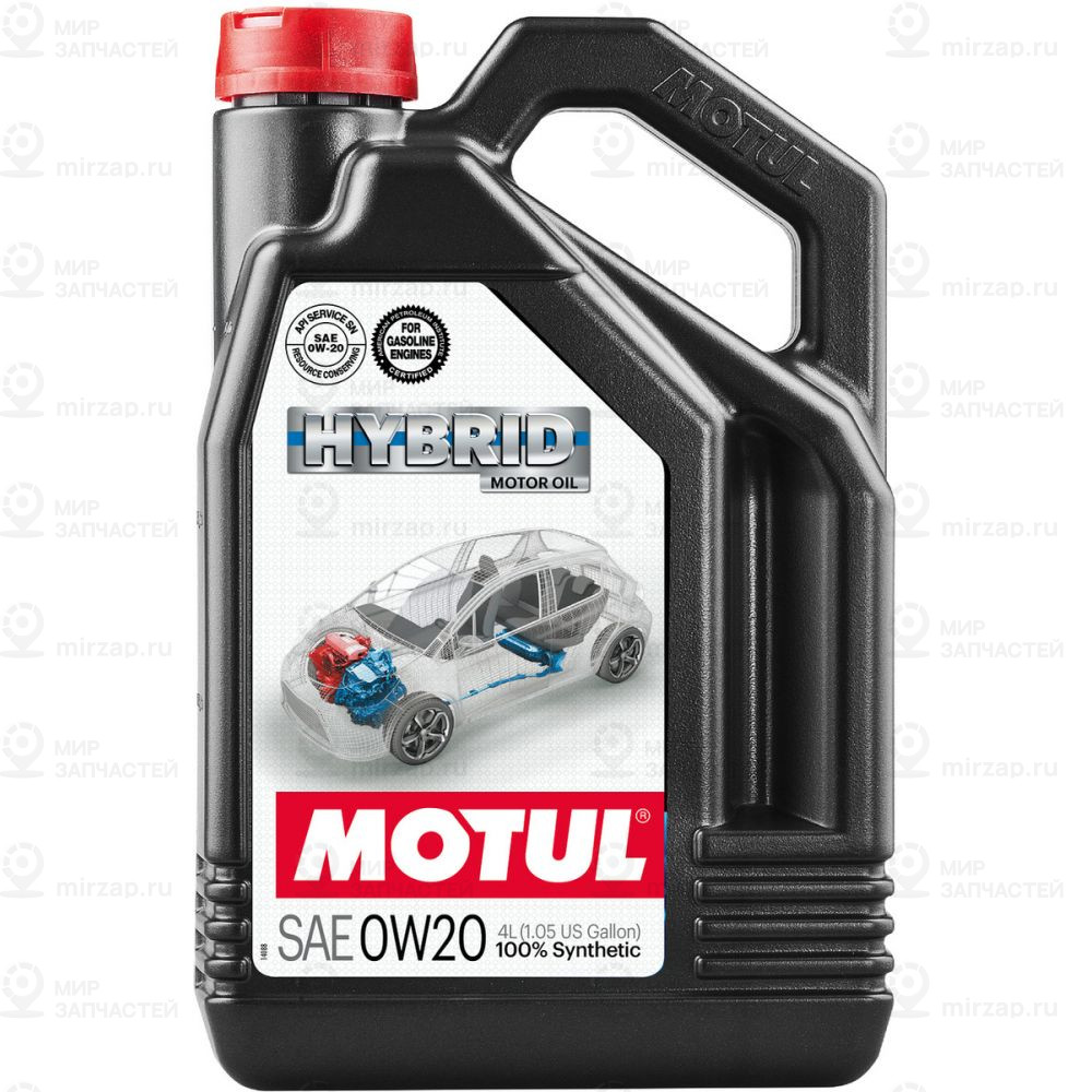 Масло Моторное Motul Hybrid 0W-20 4Л MOTUL 112931