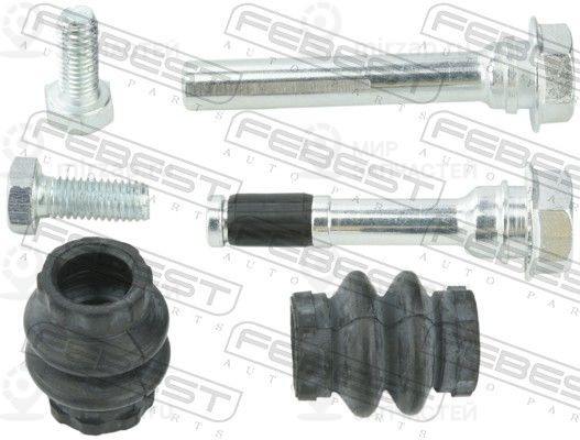 Направляющий болт, корпус скобы тормоза FEBEST 2574407FKIT