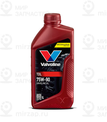 Масло Трансмиссионное Valvoline Tdl Gl-4 Gl-5 75W-90 1Л Valvoline 908799