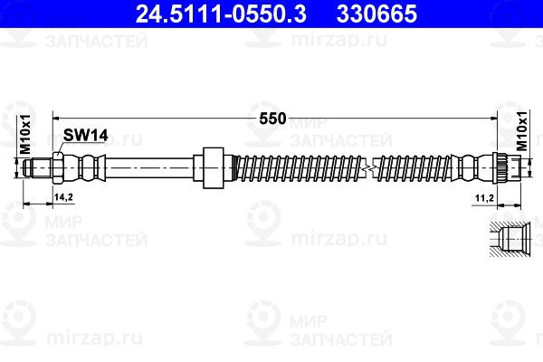 Запчасть ATE 24511105503