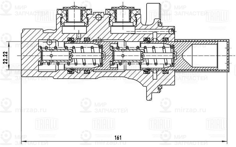 Главный тормозной цилиндр TRIALLI CF009
