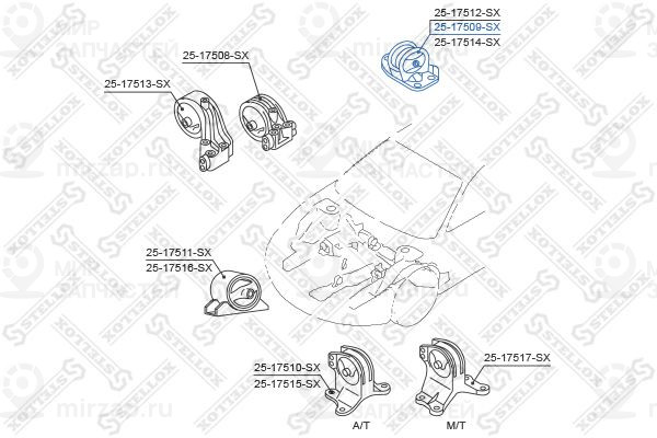 Запчасть STELLOX 2517509SX