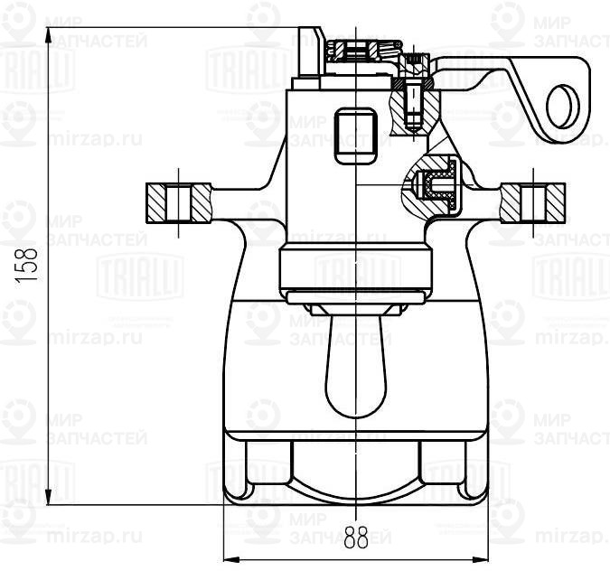Тормозной суппорт TRIALLI CF200501