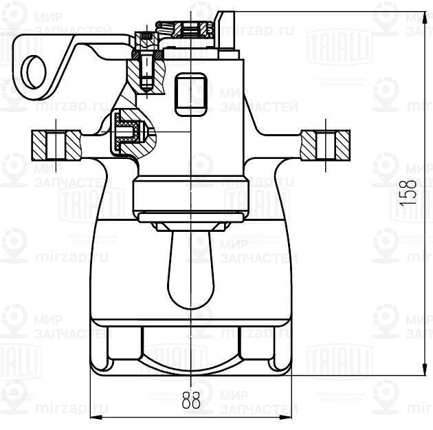 Тормозной суппорт TRIALLI CF200502
