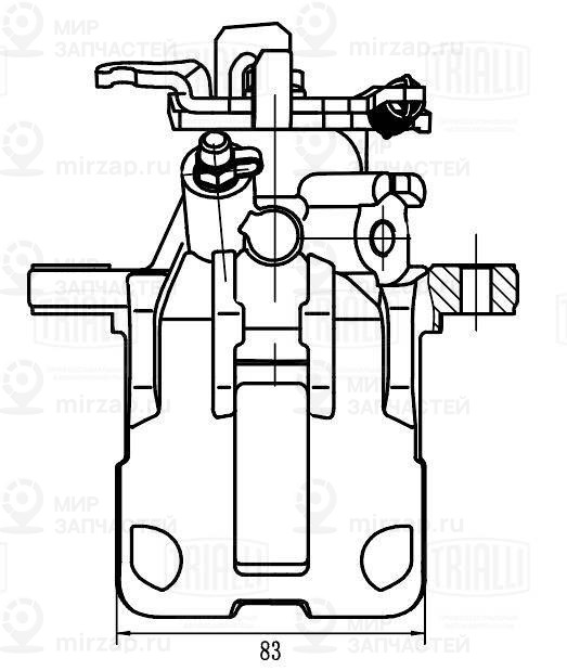 Тормозной суппорт TRIALLI CF206301
