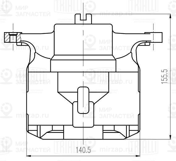 Тормозной суппорт TRIALLI CF209601