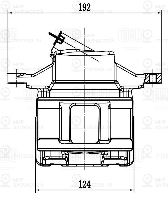 Тормозной суппорт TRIALLI CF800181