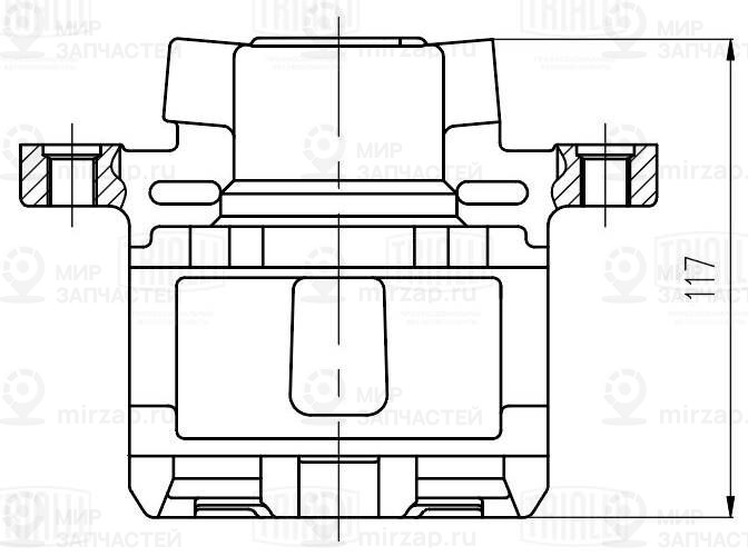 Тормозной суппорт TRIALLI CF800349