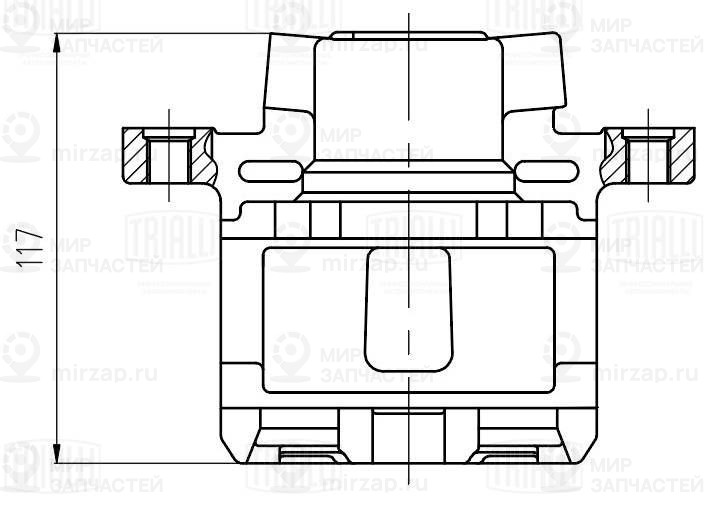 Тормозной суппорт TRIALLI CF800350