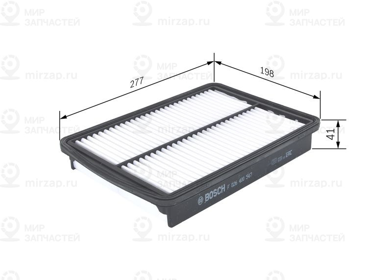 Воздушный фильтр BOSCH F026400547