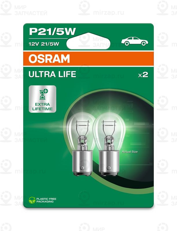 Лампа накаливания, фонарь указателя поворота OSRAM 7528ULT2BL