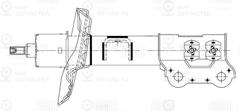Амортизатор TRIALLI AG08127